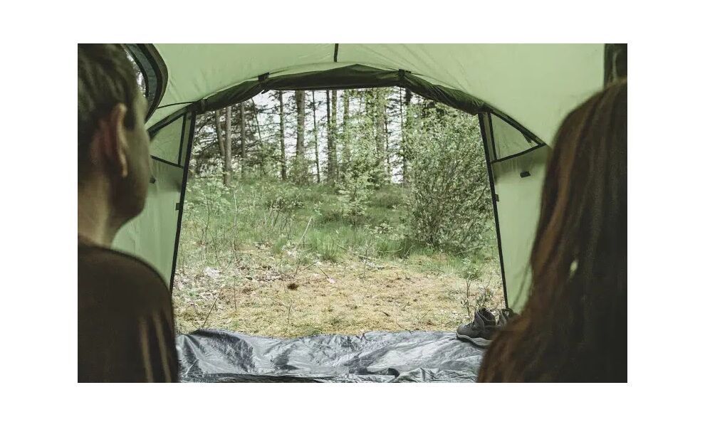 3-місний намет Easy Camp Lomsdal 3: двошаровий, з тамбуром, Кількість місць: 3, Колір: Green, зображення 9