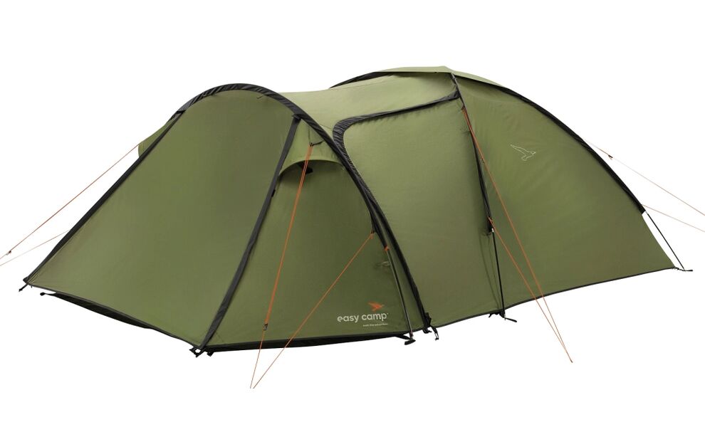 4-місний намет Easy Camp Lomsdal 4: двошаровий, з тамбуром, Кількість місць: 4, Колір: Green, зображення 4