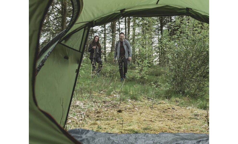 4-місний намет Easy Camp Lomsdal 4: двошаровий, з тамбуром, Кількість місць: 4, Колір: Green, зображення 10