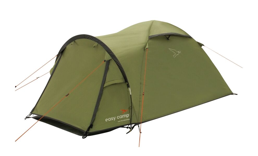 2-місний намет Easy Camp Setesdal 2: двошаровий, з тамбуром, Кількість місць: 2, Колір: Green, зображення 4