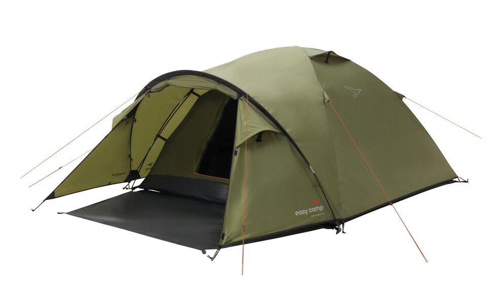 4-місний намет Easy Camp Setesdal 4: двошаровий, з тамбуром, Кількість місць: 4, Колір: Green, зображення 3