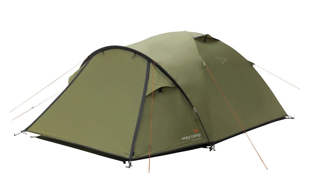 4-місний намет Easy Camp Setesdal 4: двошаровий, з тамбуром, Кількість місць: 4, Колір: Green, зображення 4