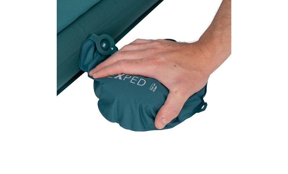 Самонадувний каремат Exped MegaMat - MW: з мішком-насосом, Товщина: 10, Тип розміру: MW, Колір виробника: Cypress, зображення 9