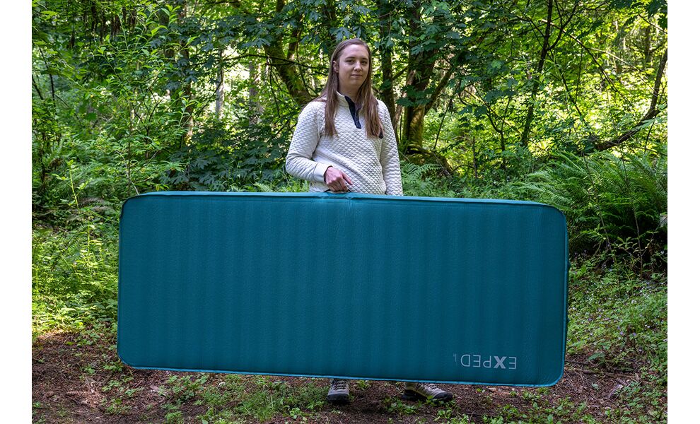 Самонадувний каремат Exped MegaMat - MW: з мішком-насосом, Товщина: 10, Тип розміру: MW, Колір виробника: Cypress, зображення 11