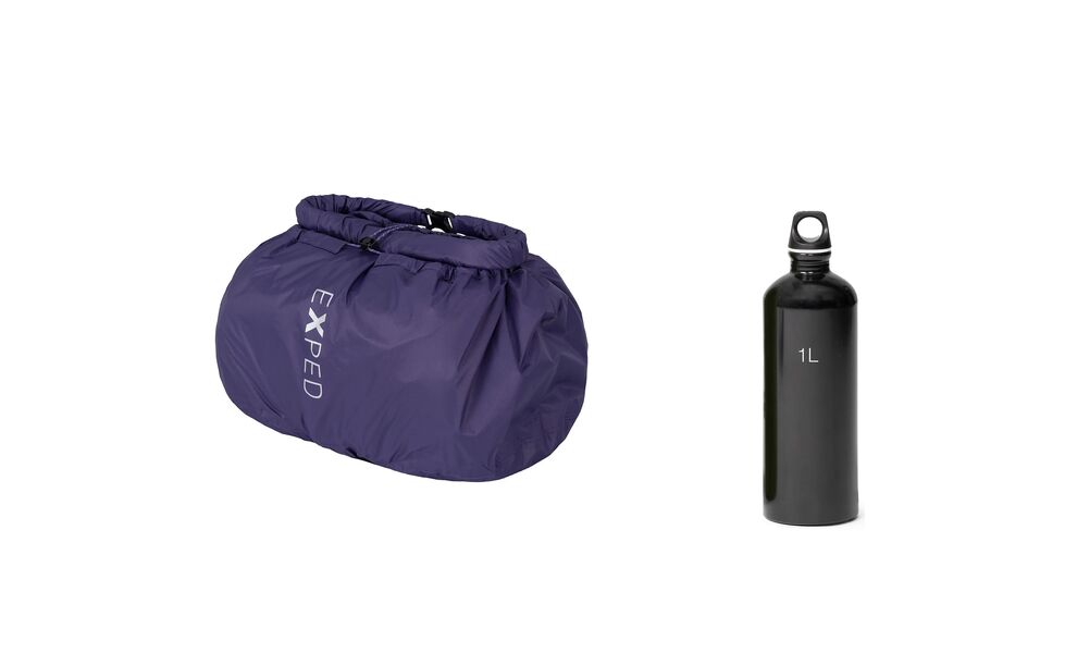 Самонадувний каремат Exped MegaMat Ultra - MW: з мішком-насосом, Товщина: 10, Тип розміру: MW, Колір виробника: Aubergine, зображення 4