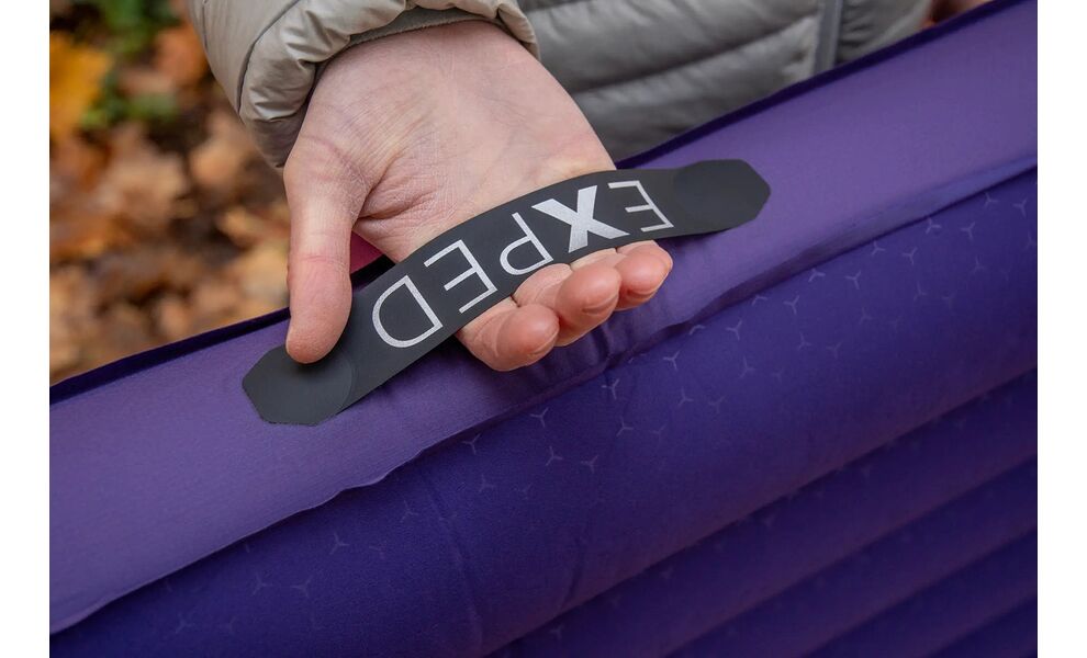 Самонадувний каремат Exped MegaMat Ultra - MW: з мішком-насосом, Товщина: 10, Тип розміру: MW, Колір виробника: Aubergine, зображення 10