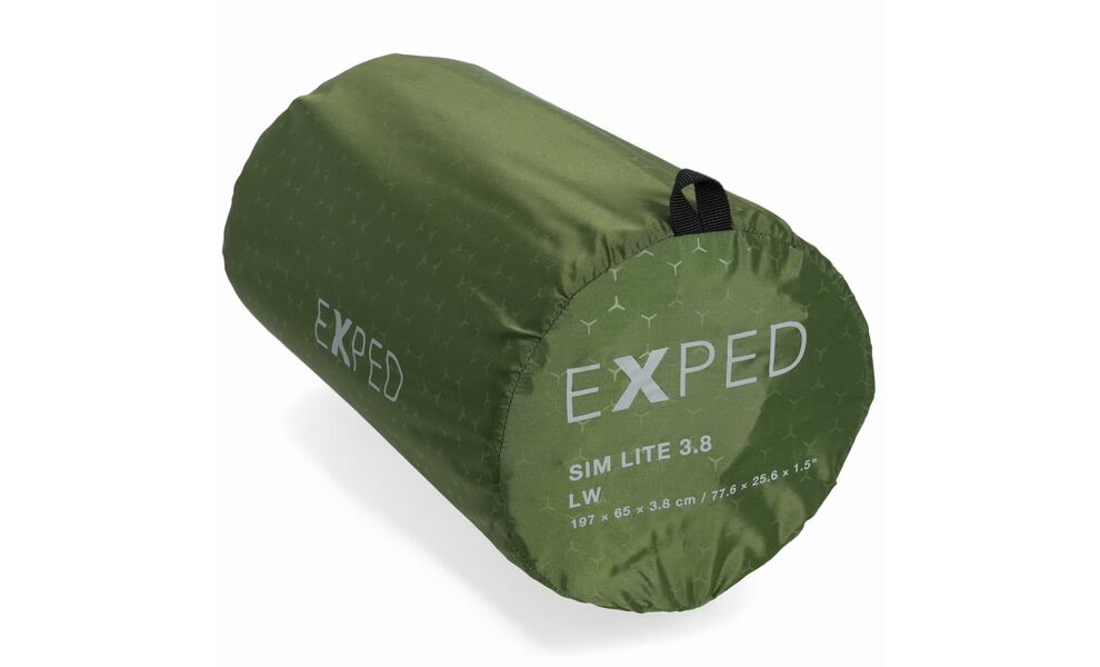 Самонадувний каремат Exped SIM Lite 3.8 - LW, Товщина: 3,8, Тип розміру: LW, Колір виробника: Moss Green, зображення 6