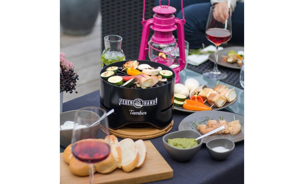 Портативний вугільний міні-гриль Feuerhand Table Top Grill Tamber, зображення 11