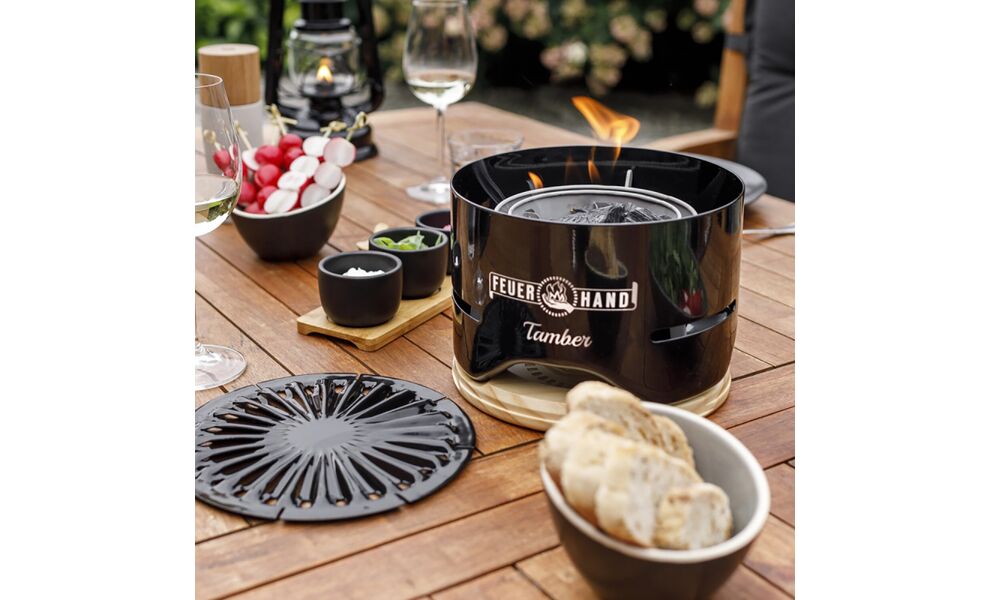 Портативний вугільний міні-гриль Feuerhand Table Top Grill Tamber, зображення 9