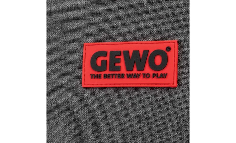 Чохол для ракетки Gewo Spy Single, Форма: прямокутна, Колір: Grey/Red, зображення 4