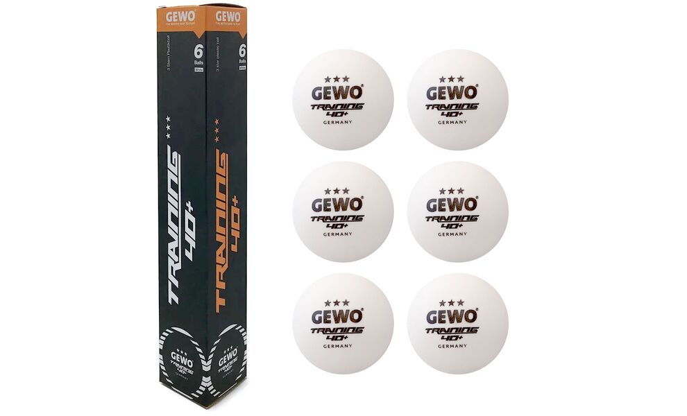 М'ячики для настільного тенісу Gewo Training, 6 шт., Тип набору: набір 6 шт., зображення 2