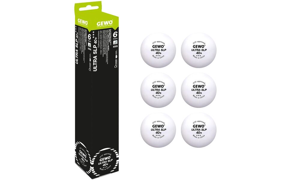 М'ячики для настільного тенісу Gewo Ultra SLP, 6 шт., зображення 2