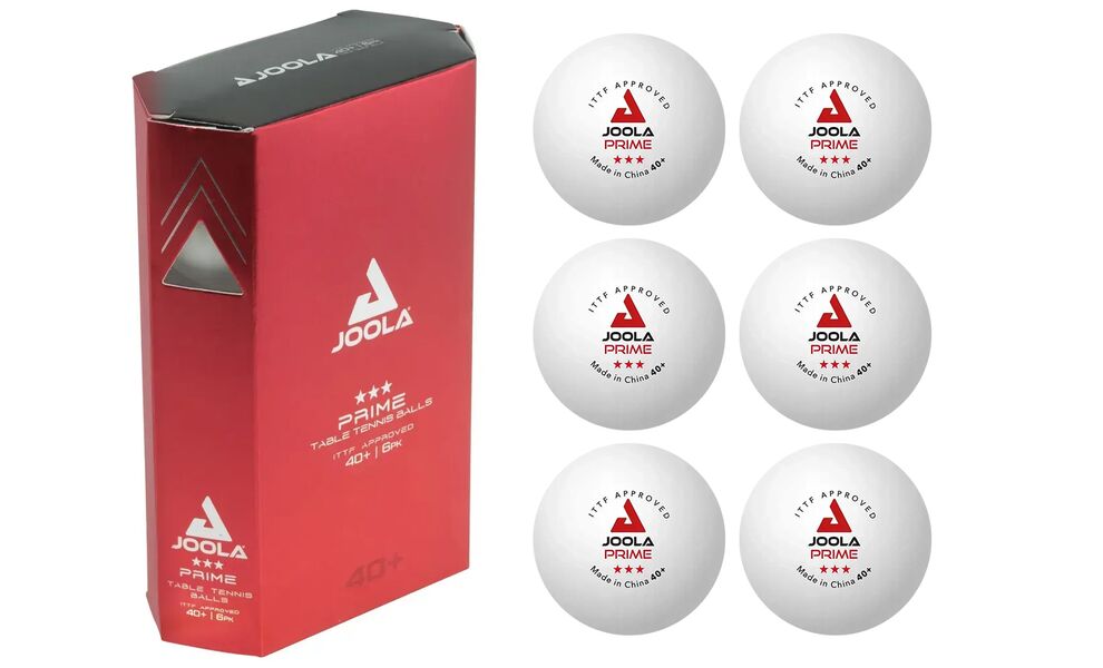 М'ячики для настільного тенісу Joola Prime, 6 шт., зображення 2