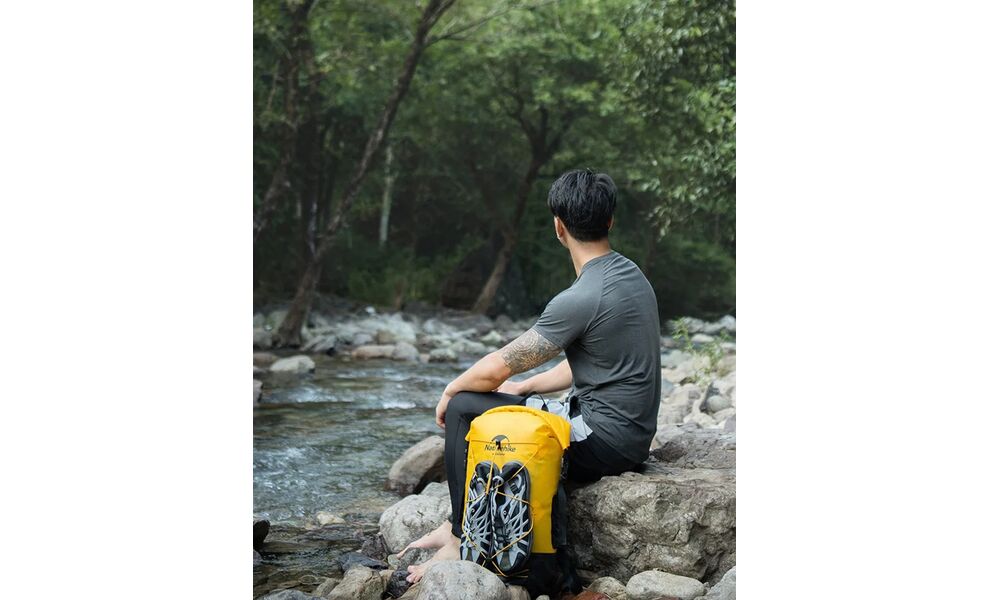 Герморюкзак Naturehike NH21FSB04 (Khaki), 40 л, зображення 12