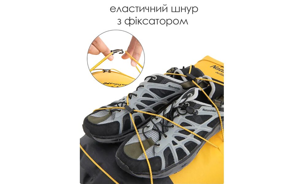 Герморюкзак Naturehike NH21FSB04 (Khaki), 40 л, зображення 7