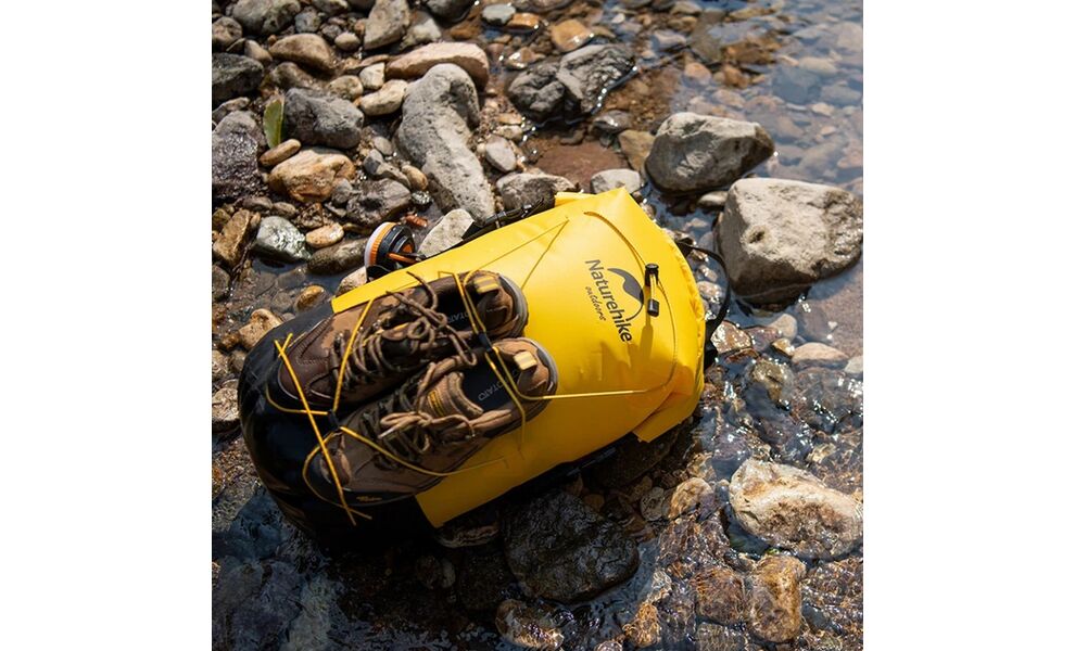 Герморюкзак Naturehike NH21FSB04 (Khaki), 40 л, зображення 9