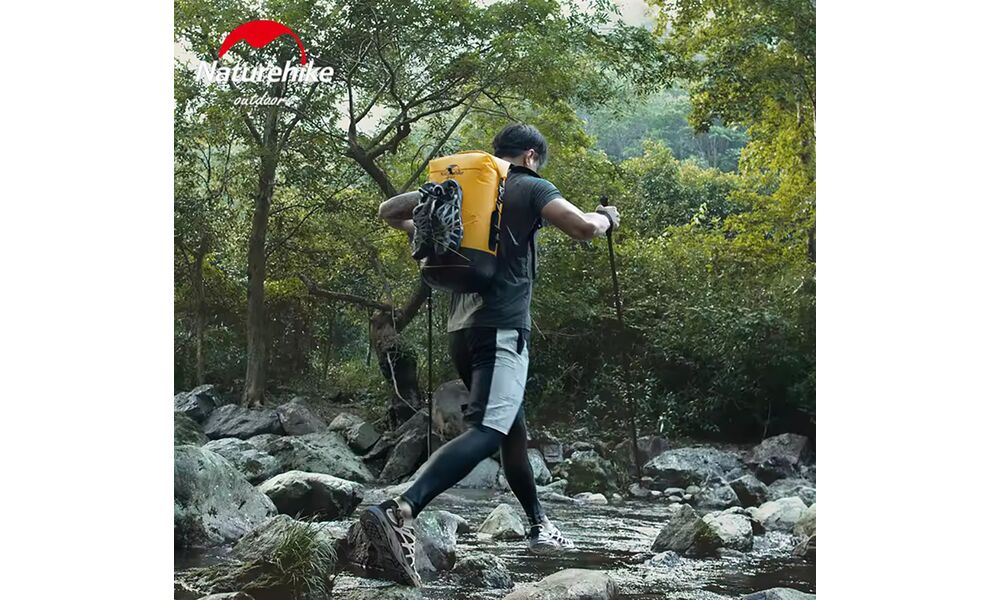 Герморюкзак Naturehike NH21FSB04 (Khaki), 40 л, зображення 10