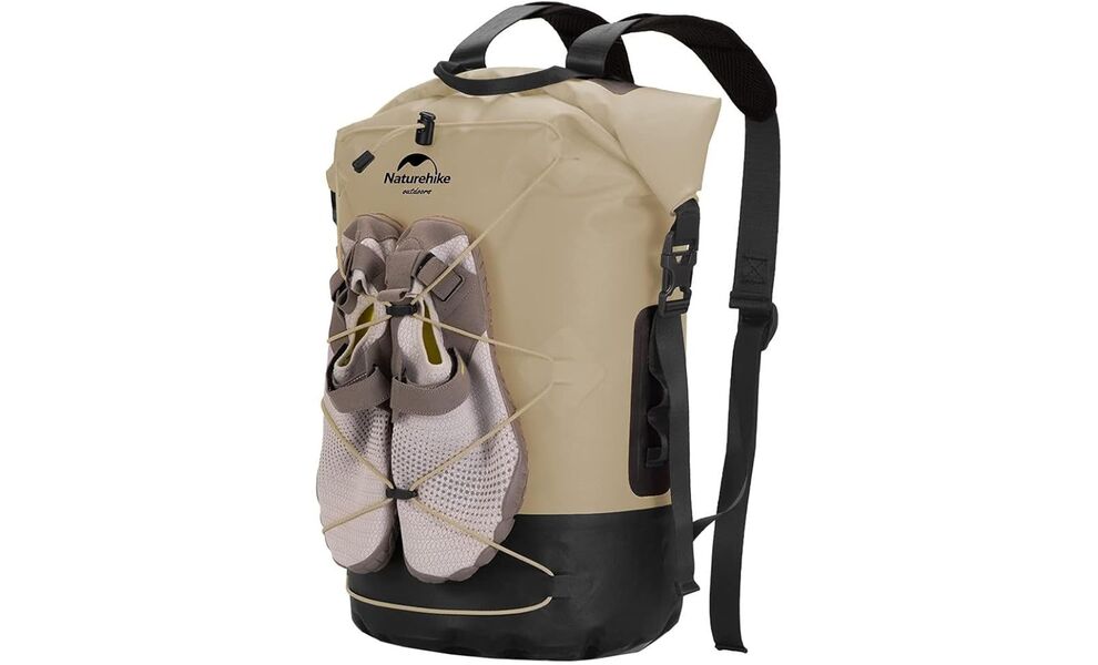 Герморюкзак Naturehike NH21FSB04 (Khaki), 40 л, зображення 2