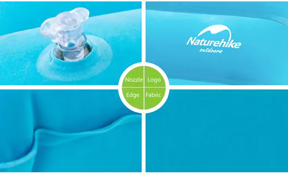 Туристична надувна подушка Naturehike NH18F018-Z (Dark Blue), зображення 8