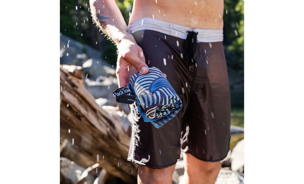 Швидкосохнучий рушник з мікрофібри PackTowl Personal - Body (Orca), 137x64 см, Тип розміру: Body, Колір: Orca, зображення 4