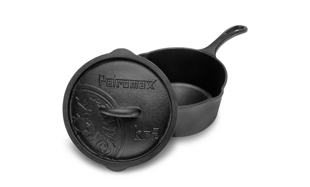 Чавунна касероль з кришкою Petromax Cast-Iron Saucepan на 2 л, Об'єм: 2, зображення 2