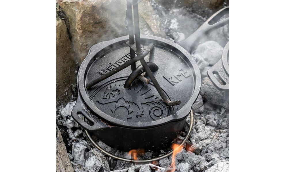 Чавунна касероль з кришкою Petromax Cast-Iron Saucepan на 2 л, Об'єм: 2, зображення 6