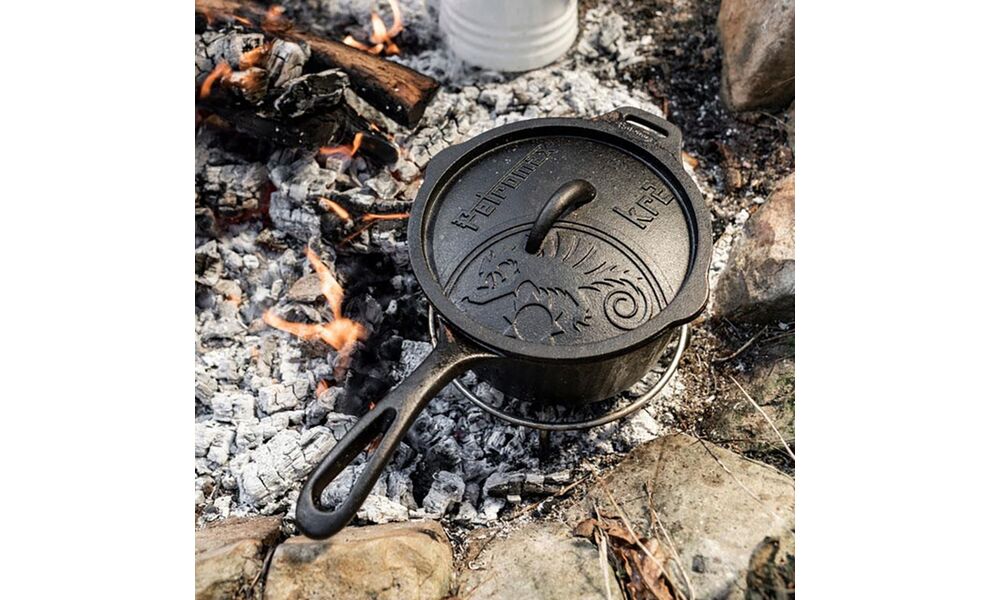 Чавунна касероль з кришкою Petromax Cast-Iron Saucepan на 2 л, Об'єм: 2, зображення 7