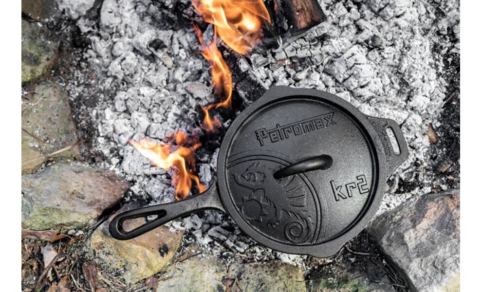 Чавунна касероль з кришкою Petromax Cast-Iron Saucepan на 2 л, Об'єм: 2, зображення 10