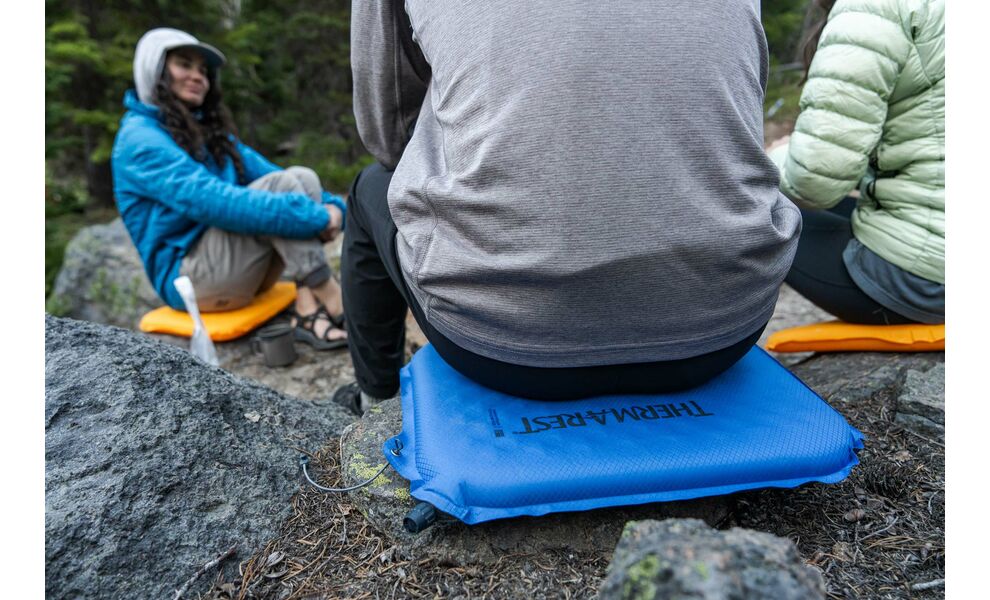 Сідачка самонадувна Therm-a-Rest Lite Seat (Blue), Колір виробника: Blue, зображення 4
