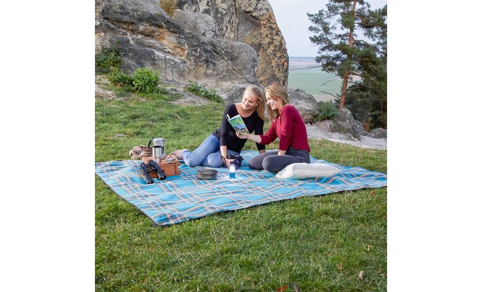 Килимок для пікніку Uquip Scotty - XXL, Тип розміру: XXL, Колір виробника: Petrol/Grey, зображення 14