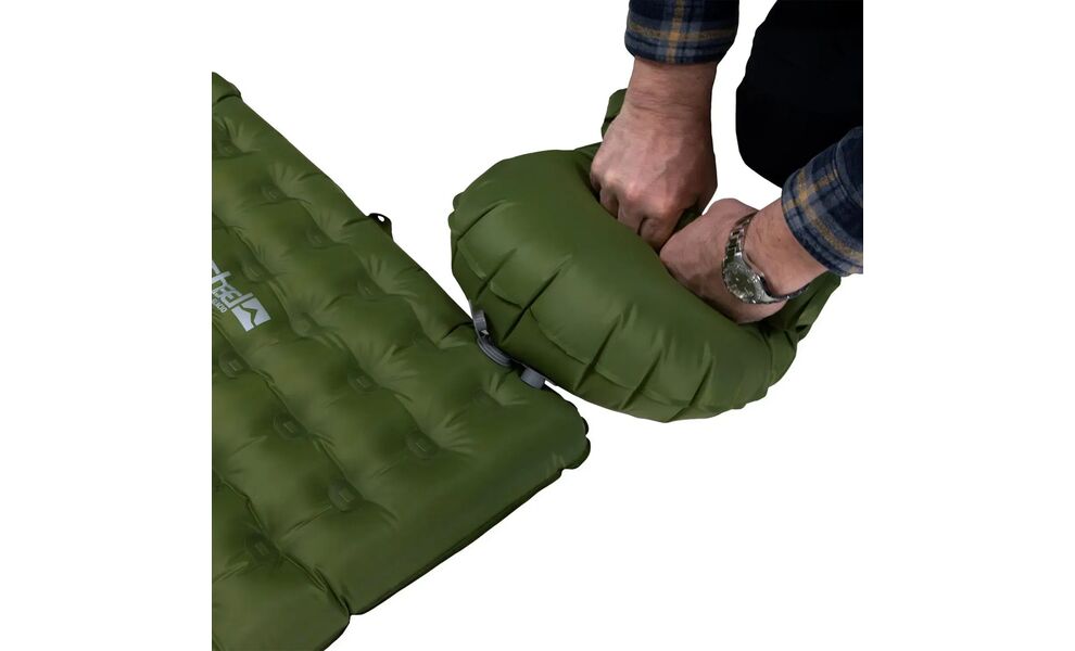 Надувний каремат Wechsel Glacio: з мішком-насосом, Товщина: 8, Колір виробника: Olive, зображення 9