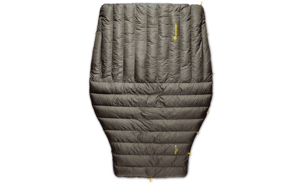 Демісезонний пуховий спальник-квілт Sea to Summit Ember -1C - Regular до -1°C, Максимальний зріст користувача: 185, Колір: Beluga, Сторона застібки: без блискавки, зображення 4