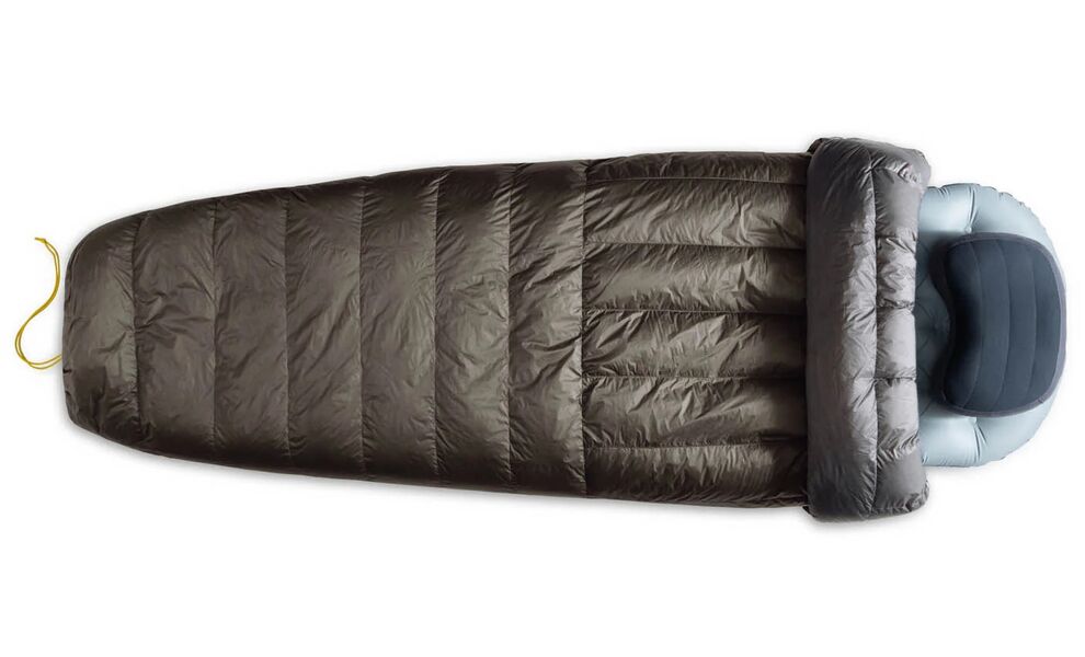 Демісезонний пуховий спальник-квілт Sea to Summit Ember -1C - Regular до -1°C, Максимальний зріст користувача: 185, Колір: Beluga, Сторона застібки: без блискавки, зображення 6