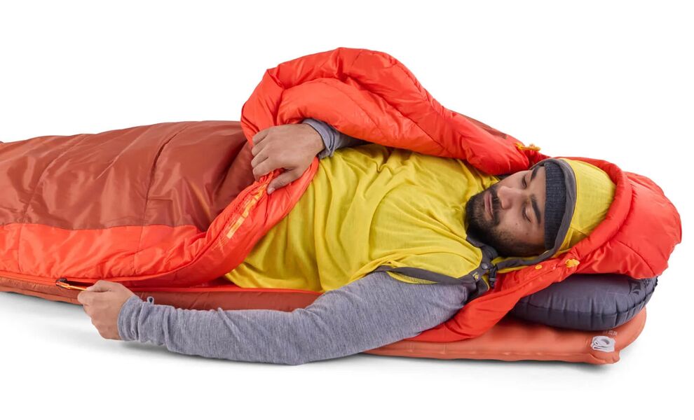 Демісезонний туристичний спальник Sea to Summit Hamelin -1C - Regular до -1°C: з капюшоном, Максимальний зріст користувача: 185, Колір: Picante Red, Сторона застібки: ліва, зображення 10
