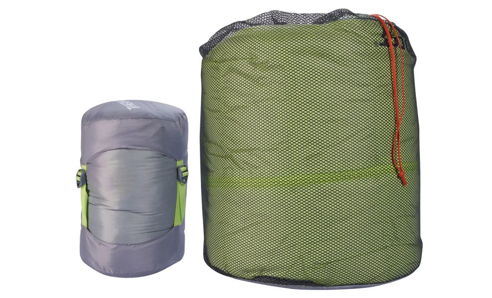 Демісезонний пуховий спальник Therm-a-Rest Boost 650 0C - Regular до 0°C: з капюшоном, Максимальний зріст користувача: 183, Колір: Meadow Green, Сторона застібки: ліва, зображення 4