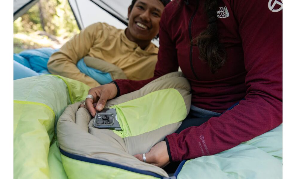 Демісезонний пуховий спальник Therm-a-Rest Boost 650 0C - Short до 0°C: з капюшоном, Максимальний зріст користувача: 168, Колір: Meadow Green, Сторона застібки: ліва, зображення 8