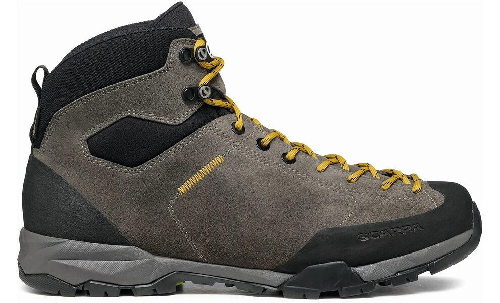 Трекінгові черевики чоловічі SCARPA Mojito Hike GTX - 63318-200 - Medium (Titanium/Mustard), Колір виробника: Titanium/Mustard, Тип колодки: середня, Розмір виробника: EU 45, зображення 2