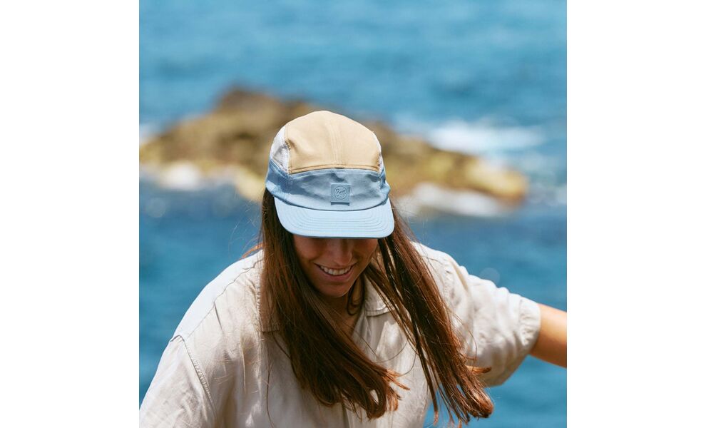 Кепка BUFF® 5 Panel Go (Domusi Steel), Колір виробника: Domusi Steel, Тип розміру: L/XL, зображення 3