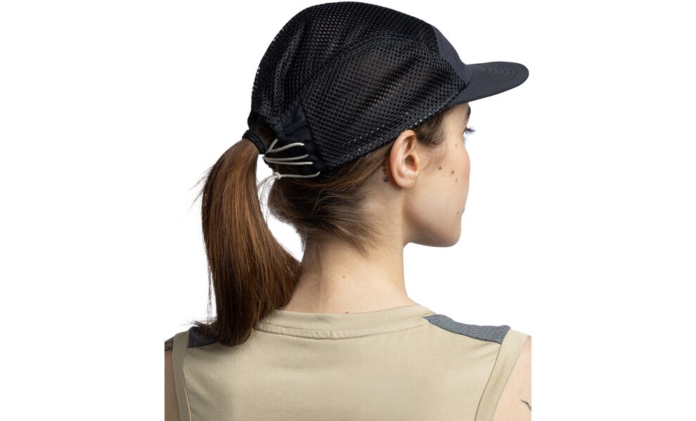 Кепка BUFF® 5 Panel Air (Saret Black), Колір виробника: Saret Black, зображення 4