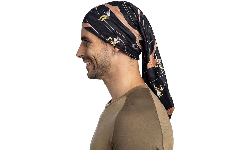 Мультишарф BUFF® Coolnet UV+ (Tumus Black), Колір виробника: Tumus Black, зображення 4