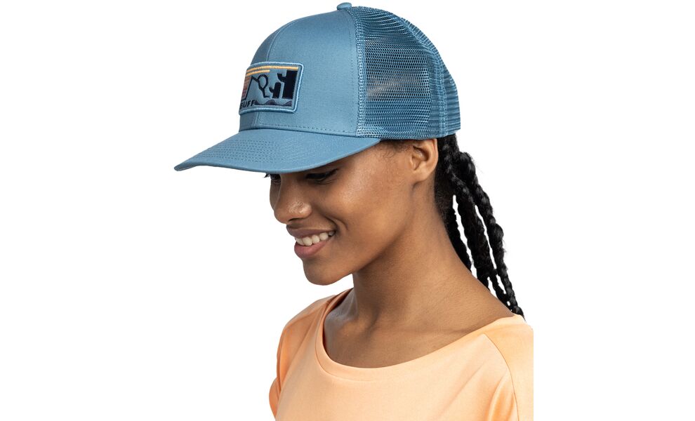 Кепка BUFF® Explore Trucker (Nidus Blue), Колір виробника: Nidus Blue, Тип розміру: L/XL, зображення 4