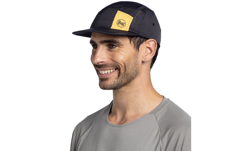 Кепка BUFF® 5 Panel Go (Logo Black), Колір виробника: Logo Black, Тип розміру: S/M, зображення 4