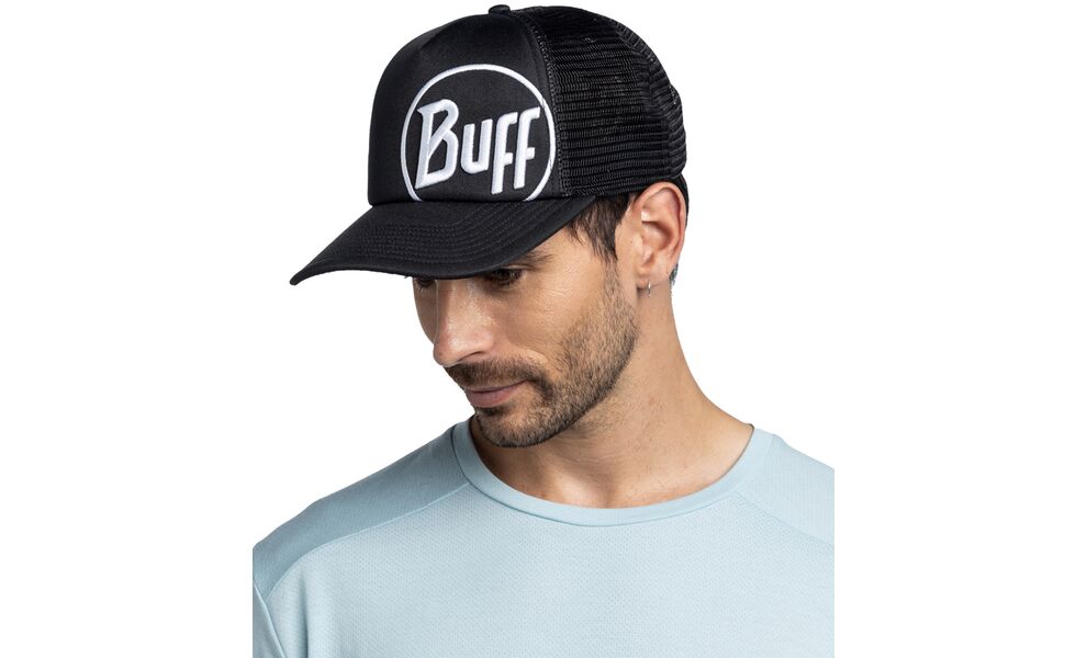 Кепка BUFF® Trucker (Logo Black), Колір виробника: Logo Black, зображення 3
