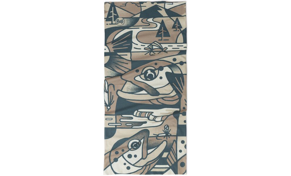 Мультишарф BUFF® Coolnet UV+ Rob Beningo (Lake River Multi), Колір виробника: Lake River Multi, зображення 2