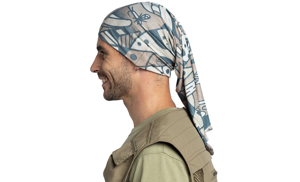 Мультишарф BUFF® Coolnet UV+ Rob Beningo (Lake River Multi), Колір виробника: Lake River Multi, зображення 4