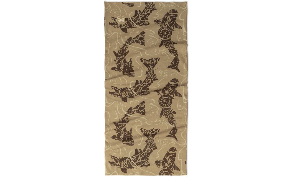 Мультишарф BUFF® Coolnet UV+ Angler (Lake River Khaki), Колір виробника: Lake River Khaki, зображення 2