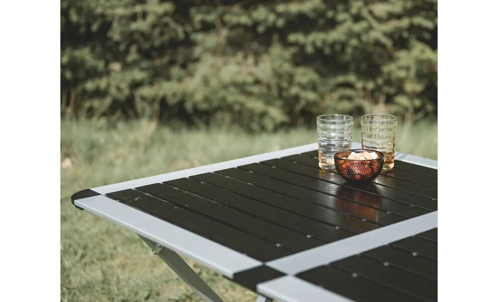 Розкладний стіл з алюмінію Easy Camp Aspen L - 110x70x70 см, Тип розміру: L, Колір: Black, зображення 6