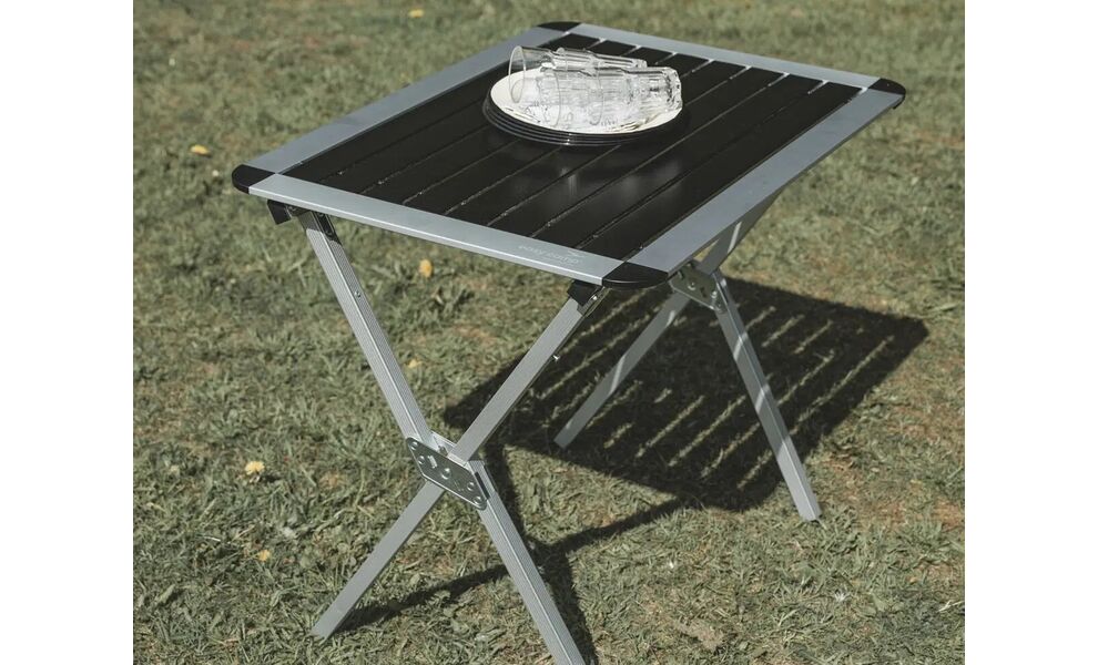 Розкладний стіл з алюмінію Easy Camp Aspen M - 80x60x70 см, Тип розміру: M, Колір: Black, зображення 5