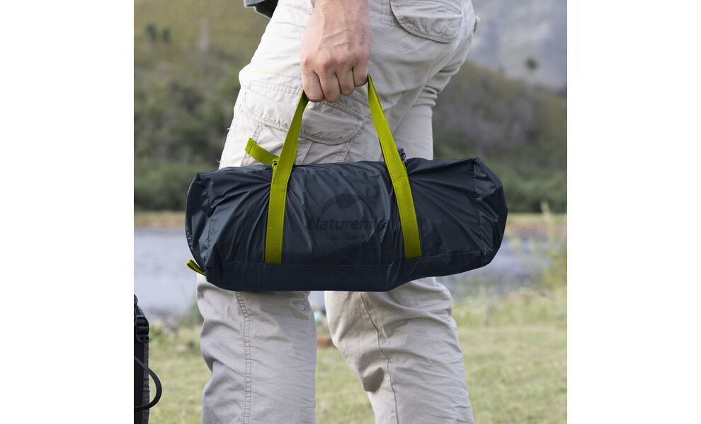 1-місний намет Naturehike NH18A095-D Cloud Trek 1 (Dark Green): двошаровий, Кількість місць: 1, Колір: Dark Green, зображення 6