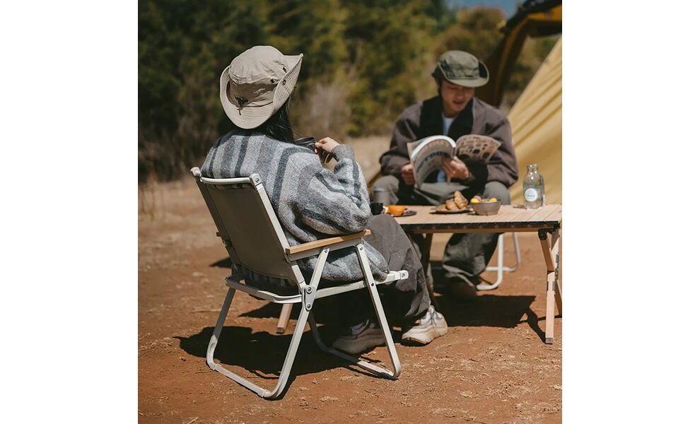 Розкладне крісло Naturehike CNK2300JU012 (Khaki), Колір виробника: Khaki, зображення 6